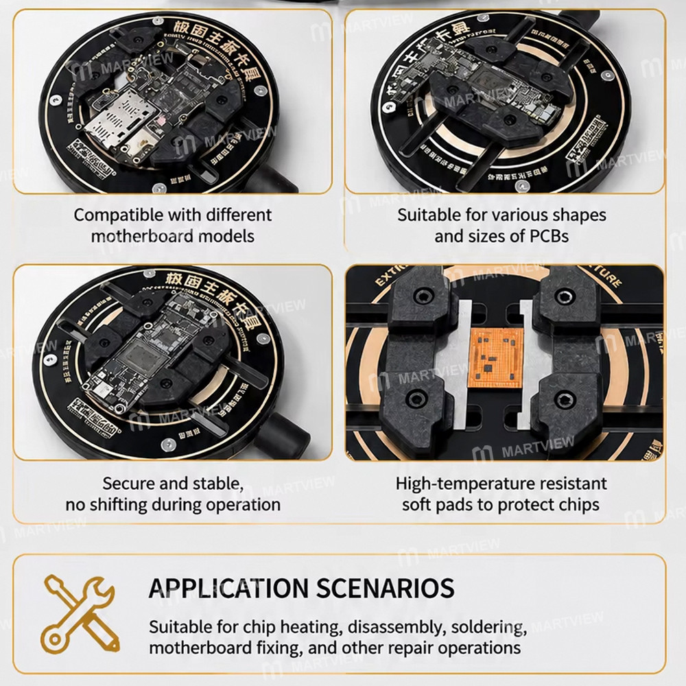 keguan tg002-extremely-firm-high-temperature-resistant-pcb-motherboard-bga-rework-repair-fixture-10