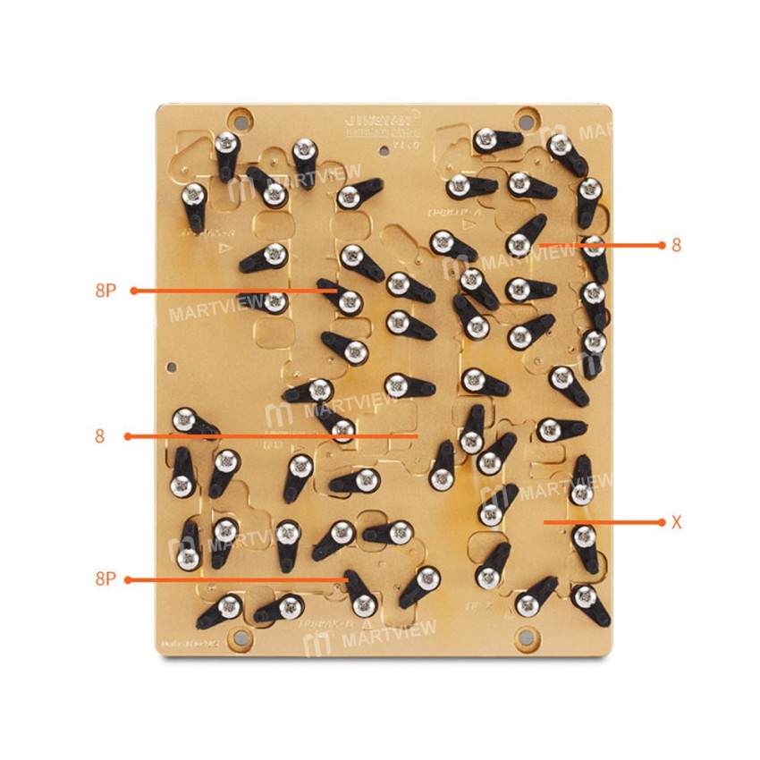 3in1 iPhone 8 / 8 Plus / X Module for JY01 Smart IC Grinding Machine Grinding Removing Tool