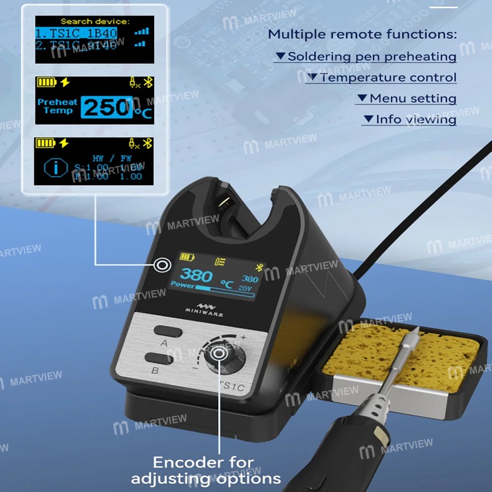 miniware ts1c-pd-45w-smart-digital-display-cordless-soldering-station-for-pcb-smd-repair-5