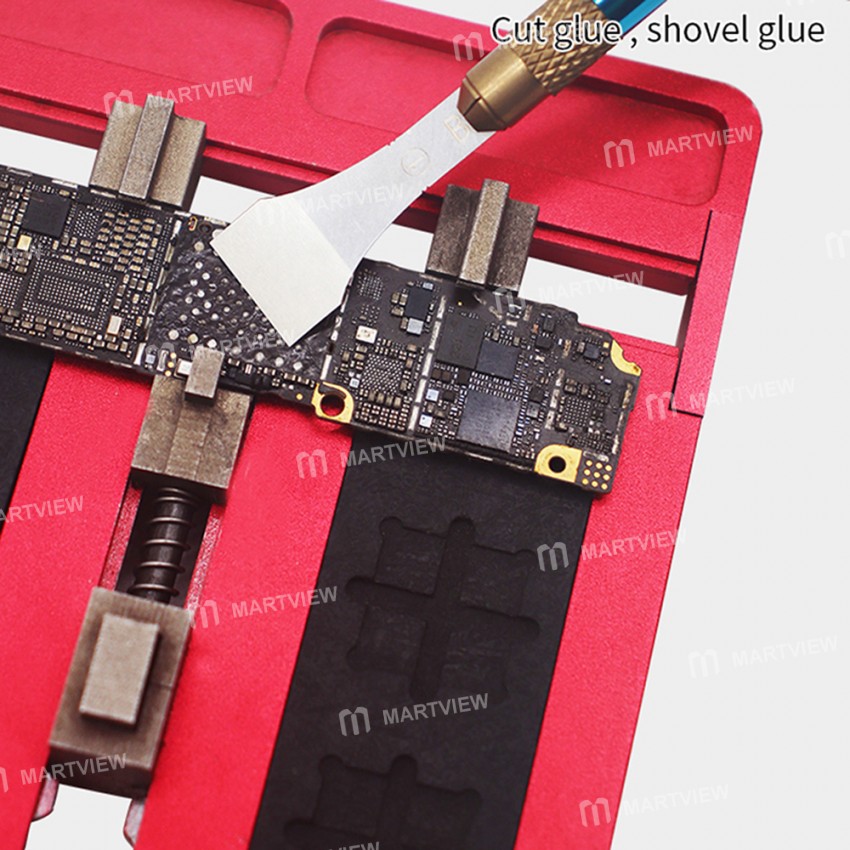 B&R X1019 10-in-1 Mobile Phone Motherboard CPU Chip Remove Glue Rework Knife Set