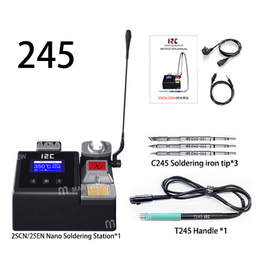 i2C 2SEN Nano Soldering Station Optional T245 T210 T115 Soldering Handle C245 C210 C115 Tip