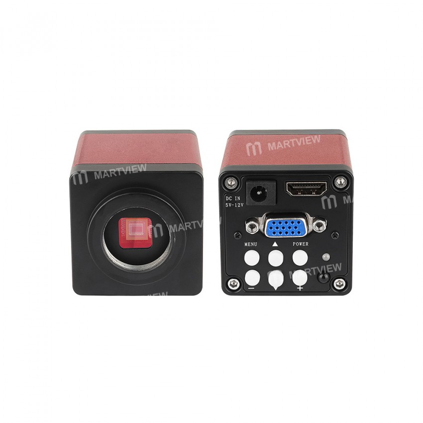 1.3MP HDMI VGA 30FPS Microscope Camera with Adjusting Bracket 130X C-mounting Lens LED Light