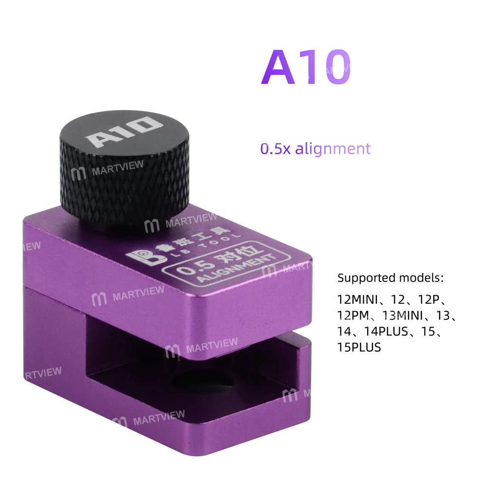 lb tool-a10-a13-05x-camera-lens-alignment-fixture-for-iphone-12-17pm-blue-light-replacement-8