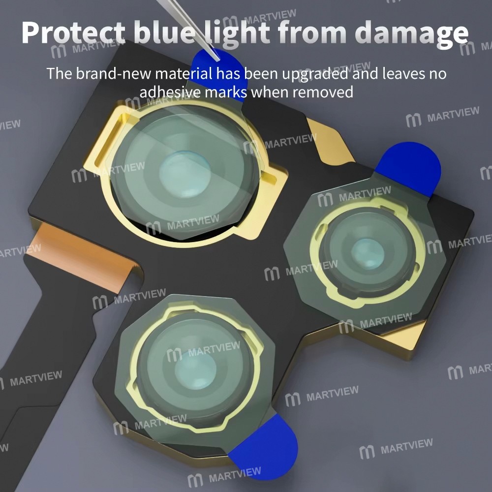 lanrui s3-6mm-12mm-phone-camera-all-round-green-dust-proof-protective-sticker-3