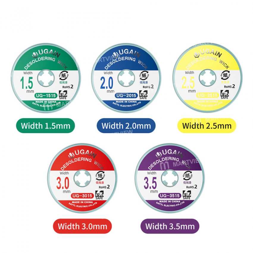 ugain 15m-pure-copper-strong-cleaning-desoldering-wick-8