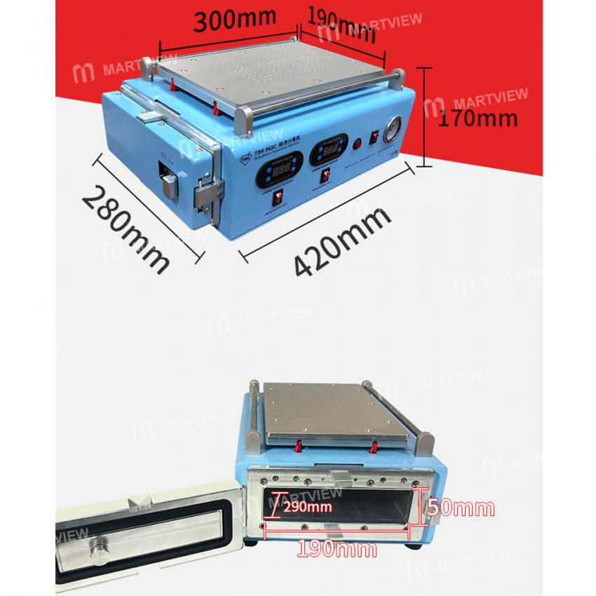 TBK 968C 2in1 LCD Screen Separator and Bubble Remover Machine