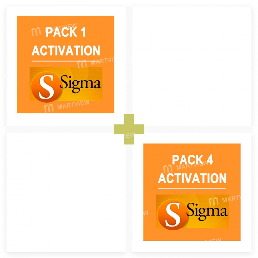 Sigma Pack 1 + Pack 4 Activation Code - Delivery Time : 10 Hours