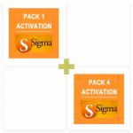 Sigma Pack 1 + Pack 4 Activation Code - Delivery Time : 10 Hours