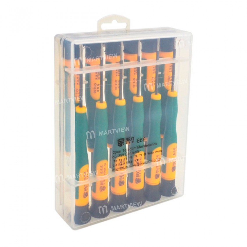 BEST BST-666 Precision 12 in 1 Screwdriver Set Disassemble Repair Kit