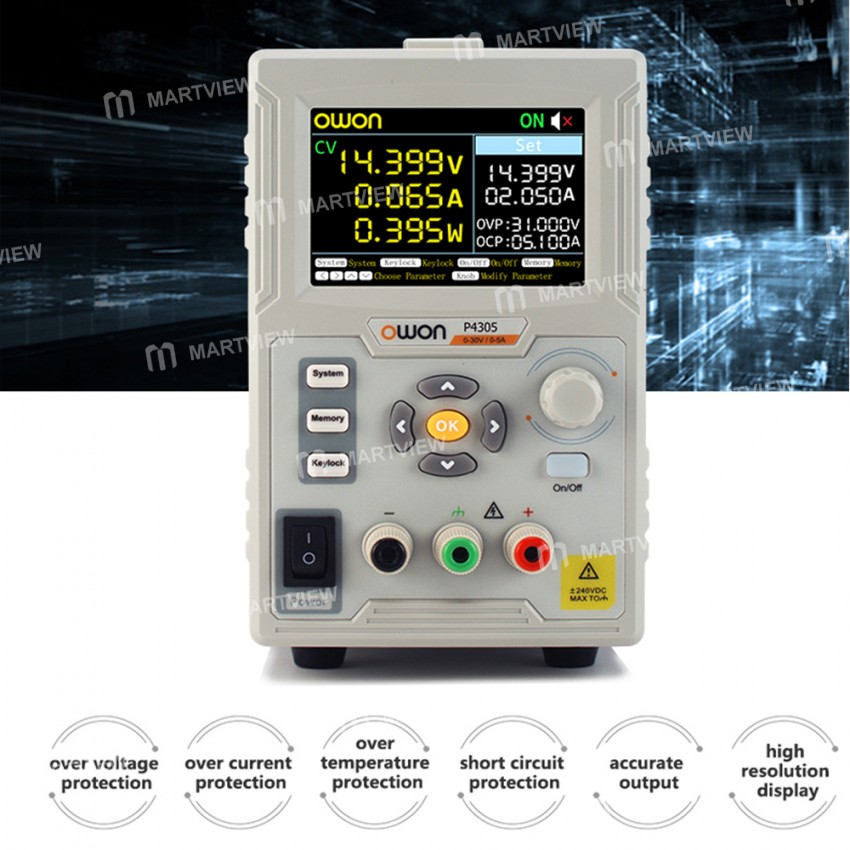 owon p4305-4603-portable-lcd-display-single-channel-linear-programmable-regulated-dc-power-supply-6