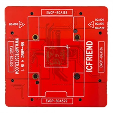 ICFriend BGA EMMC 4-in-1 Base Board Support Moorc Easy Jtag Medusa F64 EMMC Socket