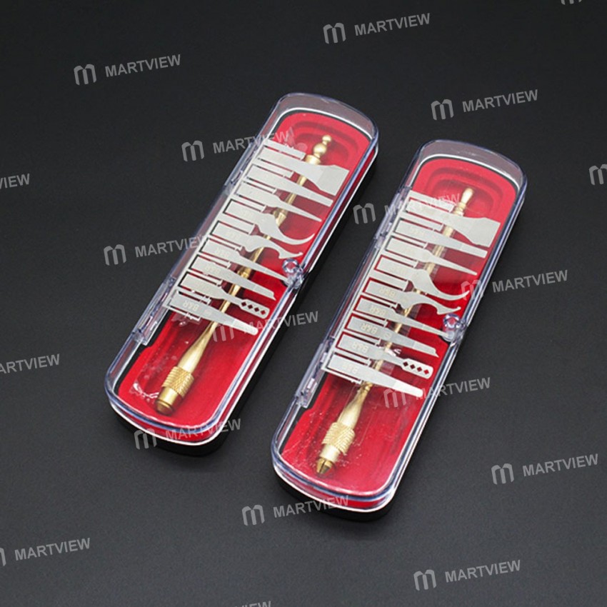 Pure Copper Handle 9 in 1 CPU BGA Chip Remove Tool Glue Disassembly Cleaning Pry Knife Graver for iP