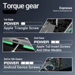 2uul sd11-espresso-electric-screwdriver-with-4pcs-s2-bits-for-mobile-phone-repair-6