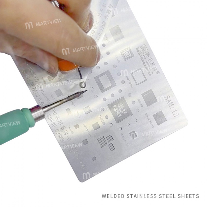 Amaoe SS-08MM Stainless Steel Battery Nickel Sheet Welding Solder Wire