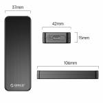 Orico USB3.2 Gen2 to Type-C 10Gbps M.2 NVMe SSD Enclosure Built-in Metal Heat Solid