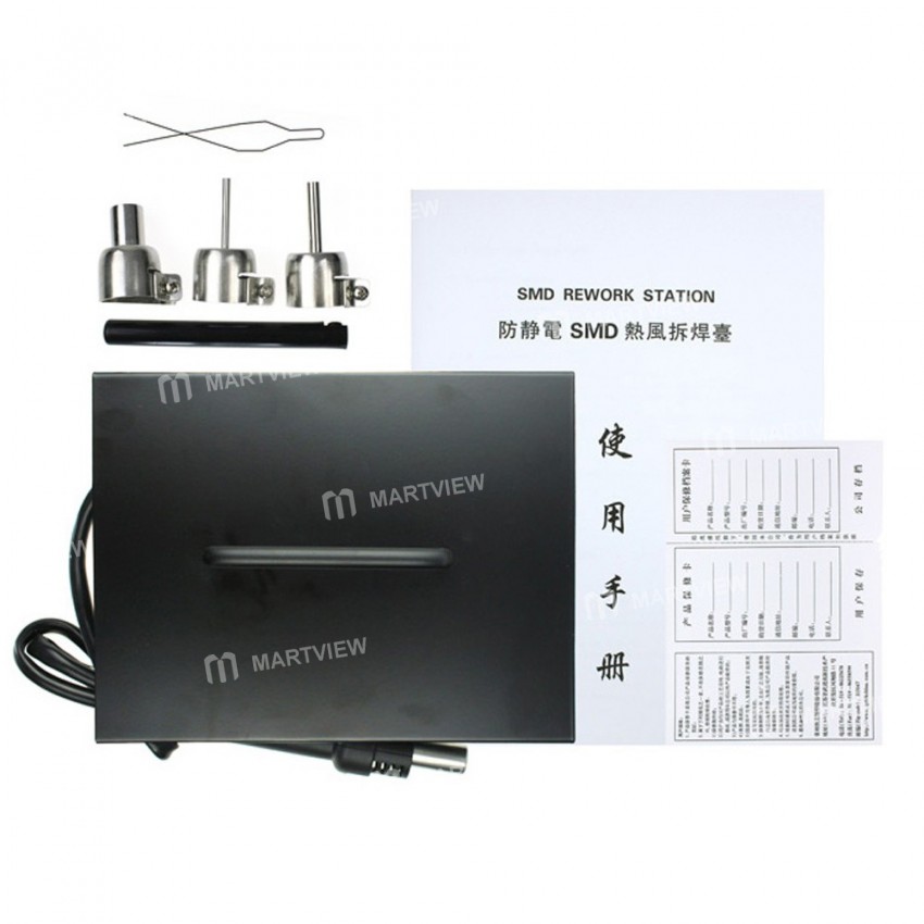 Quick 990A Antistatic 270W SMD Rework Station with Hot Air Gun Soldering Machine