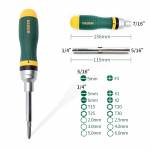 SATA 09350 Multi-function Precision Two-way Ratchet Screwdriver Set