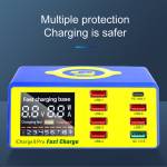 Mechanic iCharge 8 Pro 8-Port QC 3.0 Wireless Intelligent Fast Charging Station with LCD Display