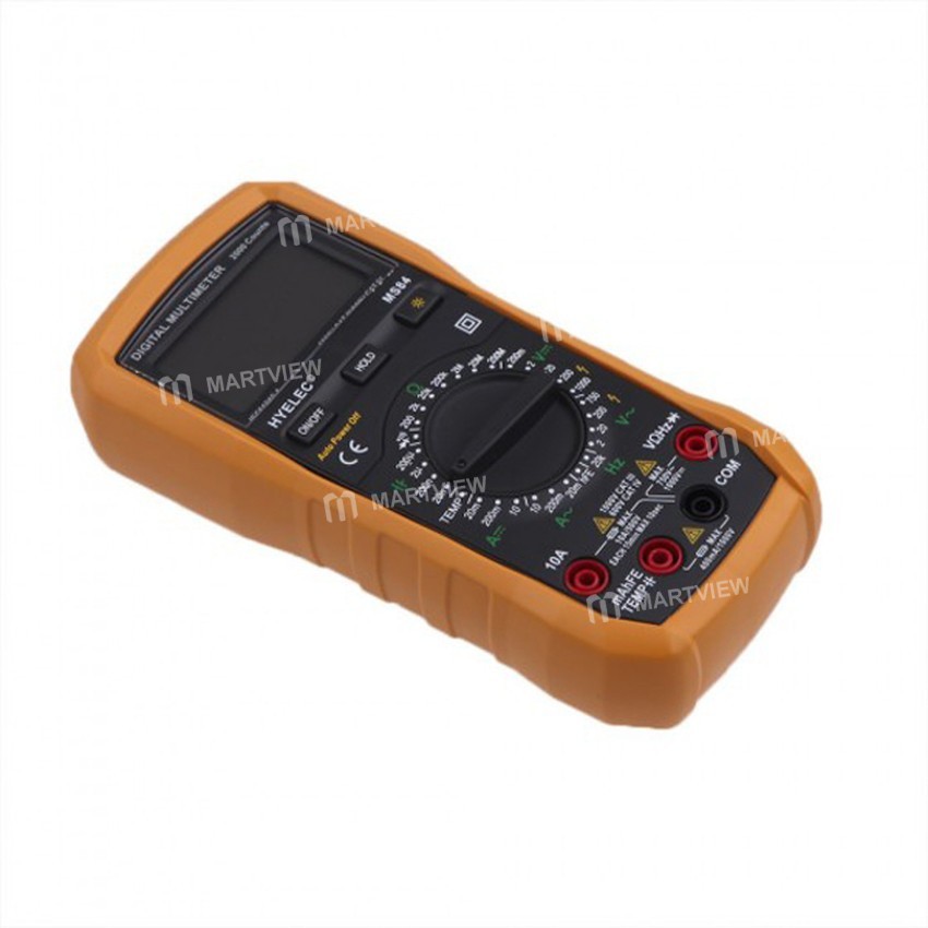 HYELEC MS84 Digital Multimeter 2000 Counts AC / DC Resistance Capacitance Temperature Frequency Test