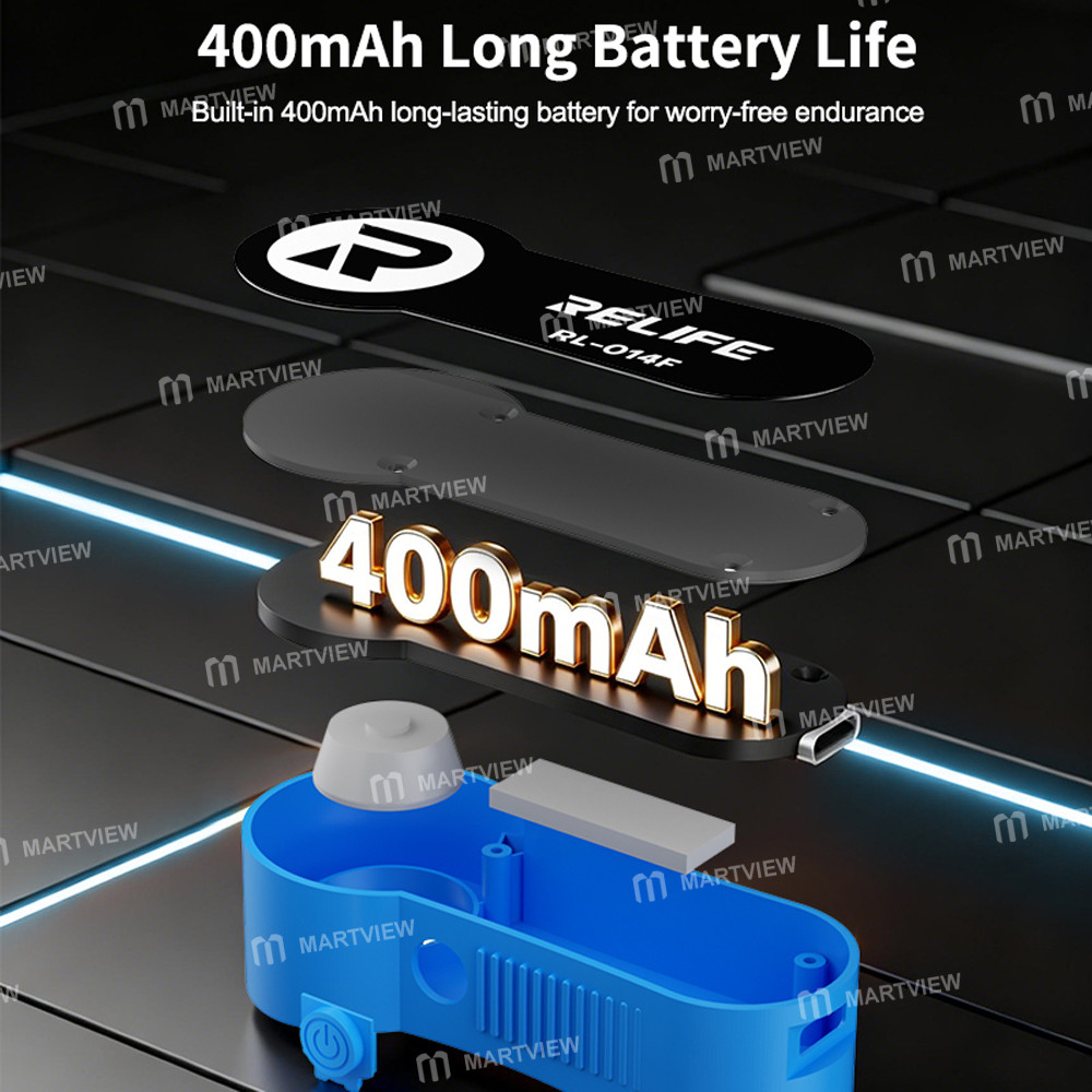 relife rl-014f-rechargeable-395nm-dual-leds-band-mini-uv-curing-lamp-for-pcb-repair-12