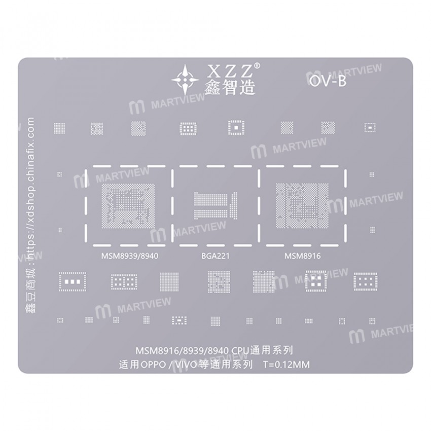 xinzhizao cpu-universal-series-bga-reballing-stencil-set-for-oppo-vivo-mobile-phones-7