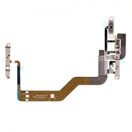 Replacement power button flex cable with metal bracket assembly for iPhone 12 pro