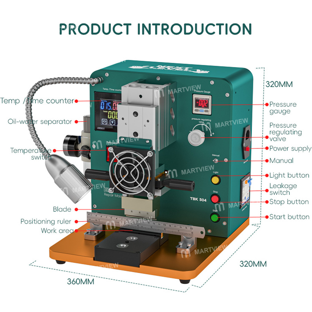tbk 504-8-inch-cof-acf-lcd-screen-flex-cable-special-constant-temperature-press-machine-14