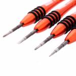 JAKEMY JM-I83 10 in 1 Professional Screwdriver Set Spudger Prying Opening Tool Kit for Mobile Phone