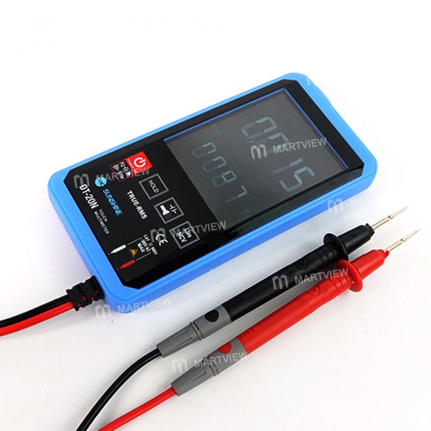 Sunshine DT-20N Multimeter Digital Touch Screen AC DC Voltage Tester Current Resistance Measurement