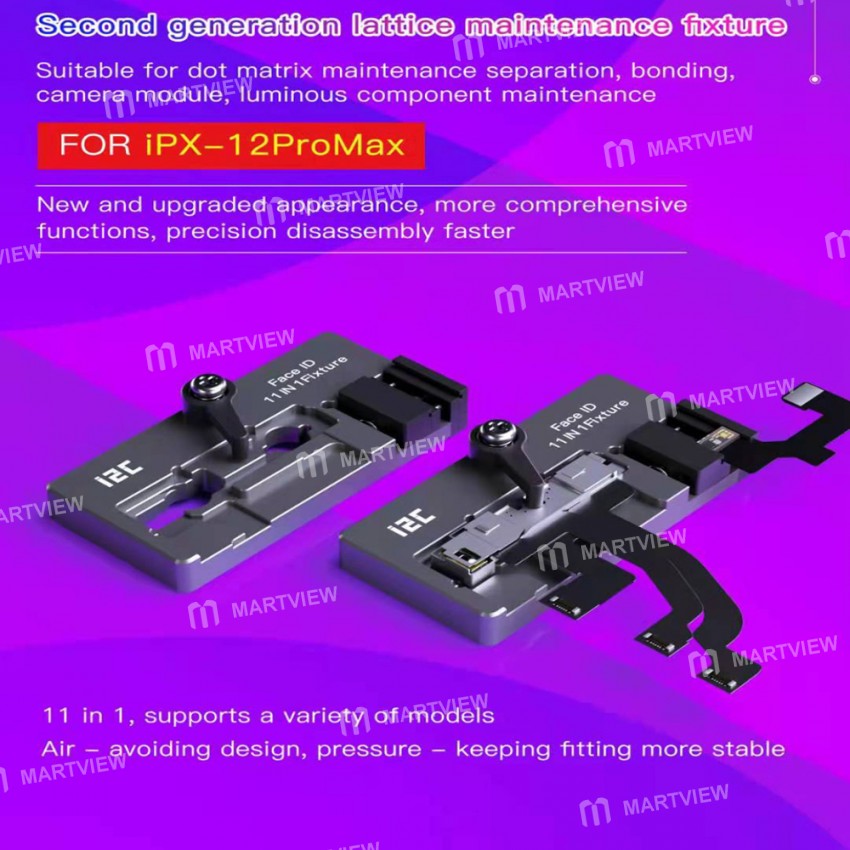 i2C 2nd Gen 11in1 Dot Matrix Repair Fixture Suitable for iPhone X -12 Series
