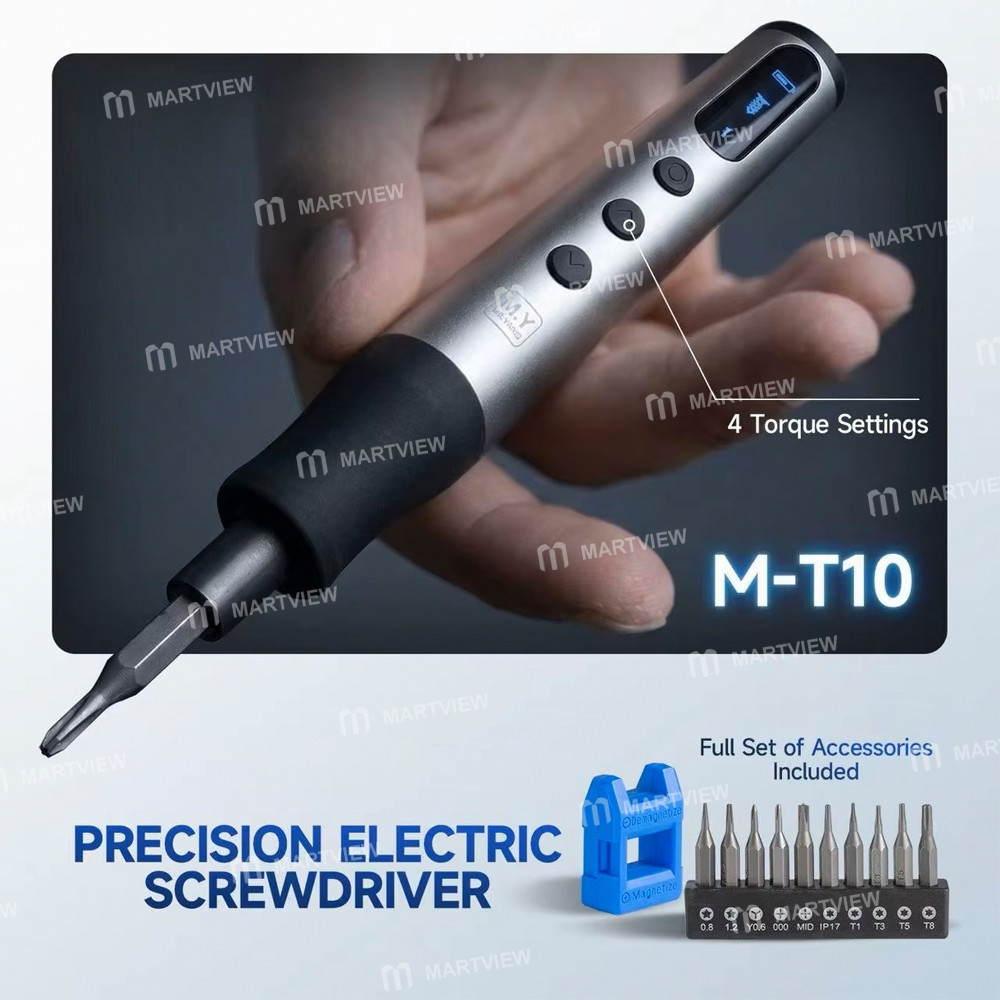 mryang m-t10-adjustable-torque-electric-screwdriver-with-10pcs-s2-bits-for-mobile-phone-repair-5