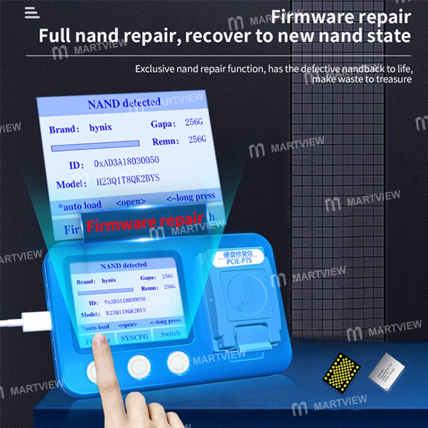 JC P7S NAND Programmer for iPhone 6 6Plus 7 7Plus iPad5 iPad 6 iPad7 iPad Pro all NAND BGA 70