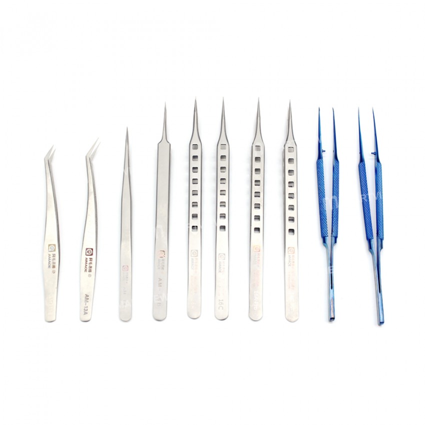 Amaoe High-quality Jump Wire Tweezer Professional for Mobile Phone Mainboard Repair Tool
