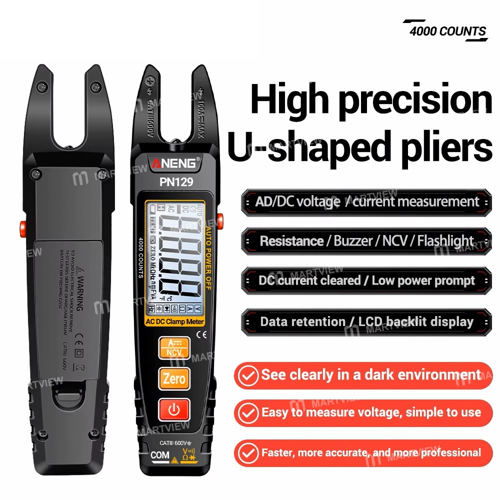 aneng pn129-smart-u-shaped-clamp-meter-with-automatic-shutdown-3