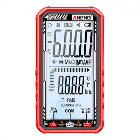 Aneng 620C USB Charging Intelligent Fully Automatic High-Precision Digital Multimeter