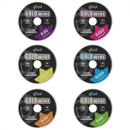 gTool 100M High Toughness Special Alloy Steel Cutting Wire for Cutting Straight & Curved Screen