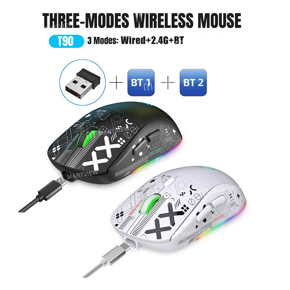 hxsj t90-wireless-mechanical-gaming-mouse-11