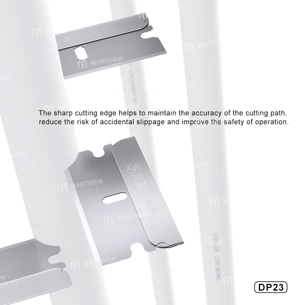 mijing dp23-single-sided-high-toughness-carbon-steel-blades-for-lcd-screen-oca-glue-remover-6
