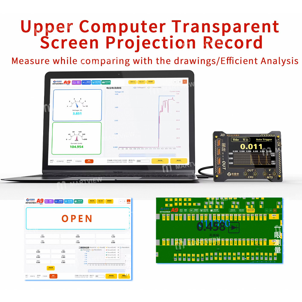jtx a9-high-precision-sampling-digital-display-curve-waveform-multifunction-measuring-meter-5