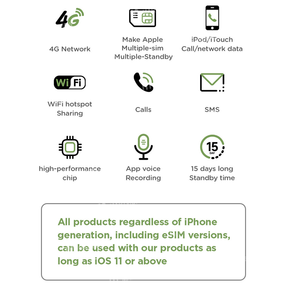 ikos k7s-dual-sim-dual-standby-nano-sim-card-adapter-with-bluetooth-wifi-function-for-us-version-iph