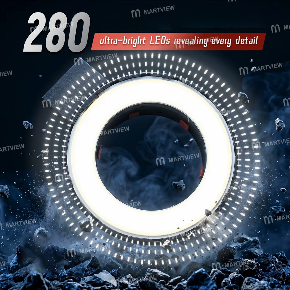 ycs my-f01-9v-2a-microscope-ufo-shaped-shadowless-lamp-built-in-fan-5