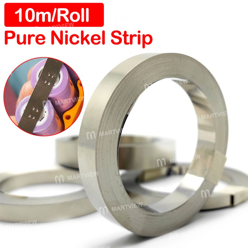 18650/21700 Lithium Ion Battery Low Internal Resistance Pure Nickel Connecting Piece - 10 Meter