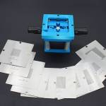 Adjustable Universal BGA Stencil Holder Planting Tin Platform with 10Pcs 90mm Universal Stencil