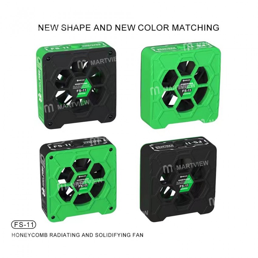 mijing fs-11-cooling-uv-curing--smoke-extraction-honeycomb-radiating-fan-3