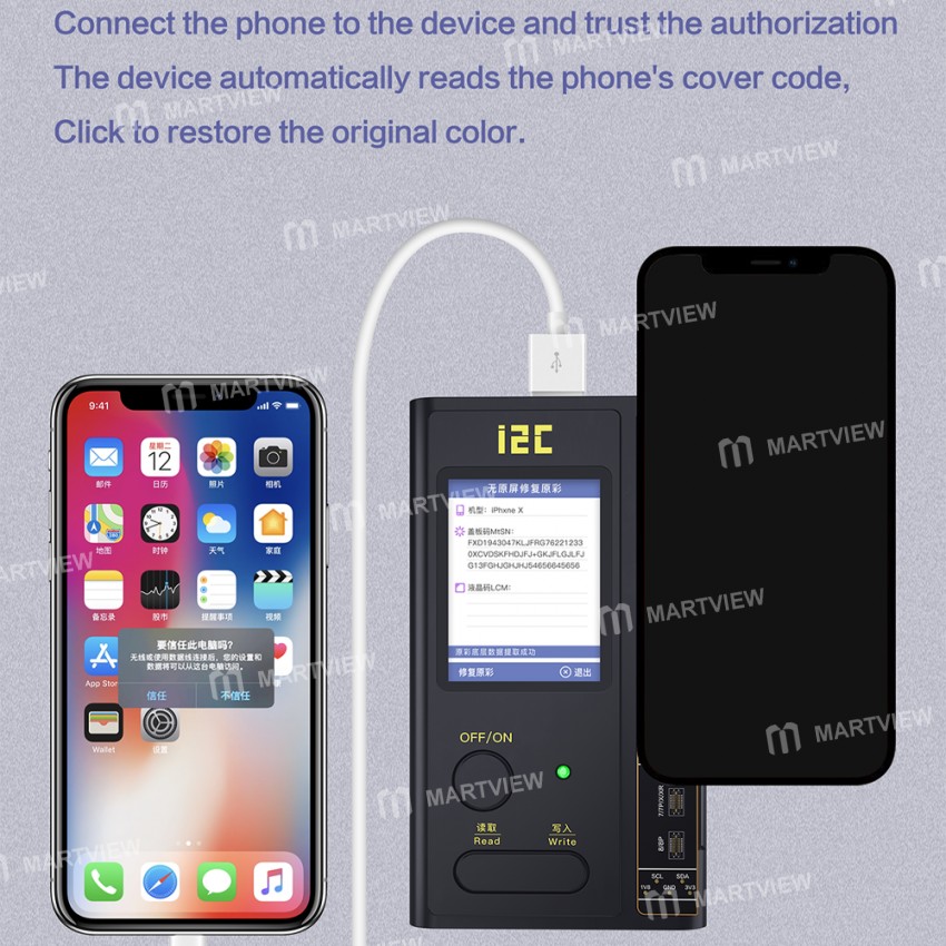 i2C i6 Intelligent Programmer for iPhone Original Screen and
