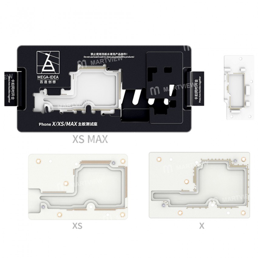 Mega-idea 3-in-1 Motherboard Layering Test Stand Fixture Holder for iPhone X / XS / XS Max