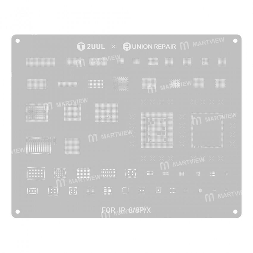2UUL BGA Reballing Stencil Net for iPhone 6 - 12 Pro Max