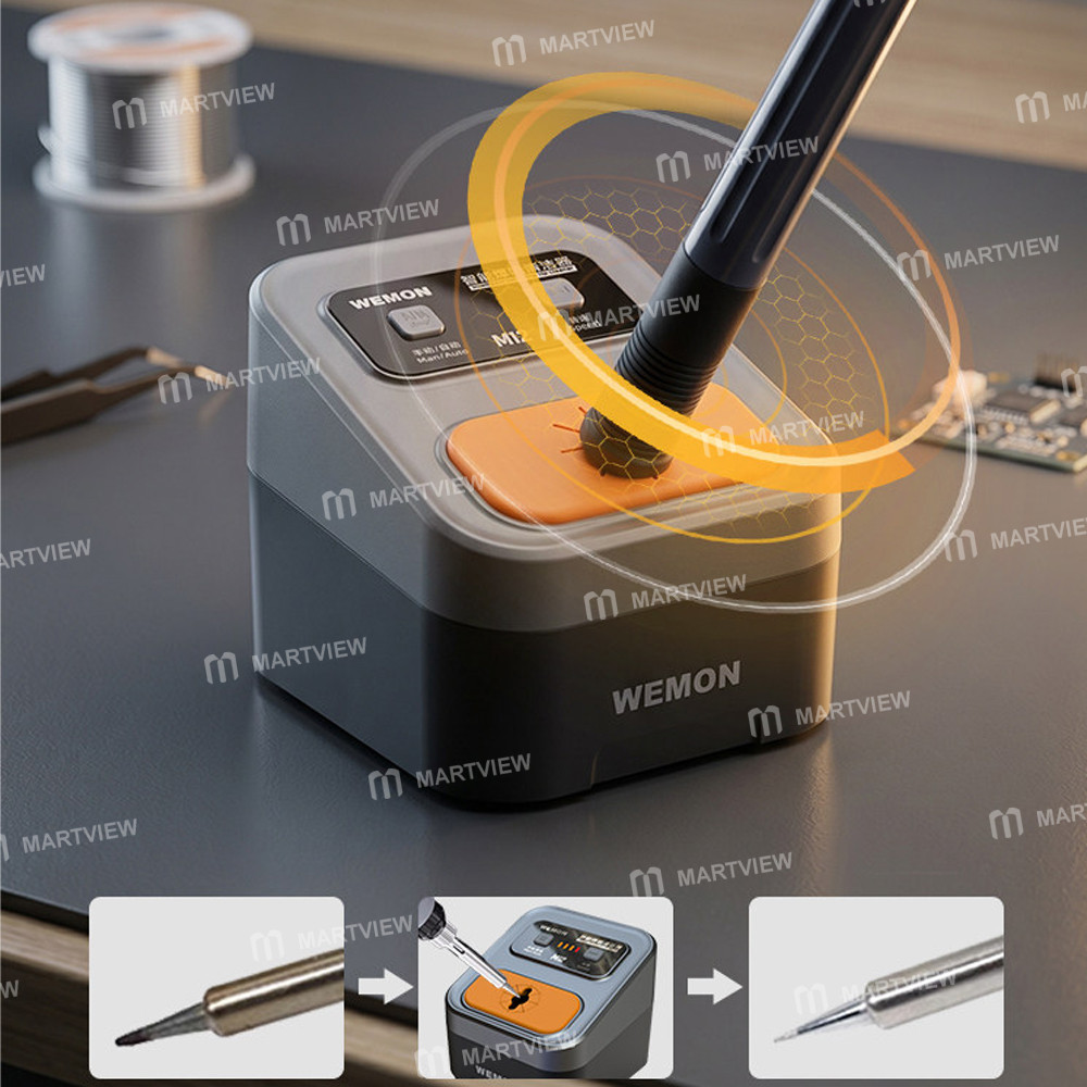 wemon m12-smart-infrared-sensor-equipped-electric-soldering-iron-tip-cleaner-3