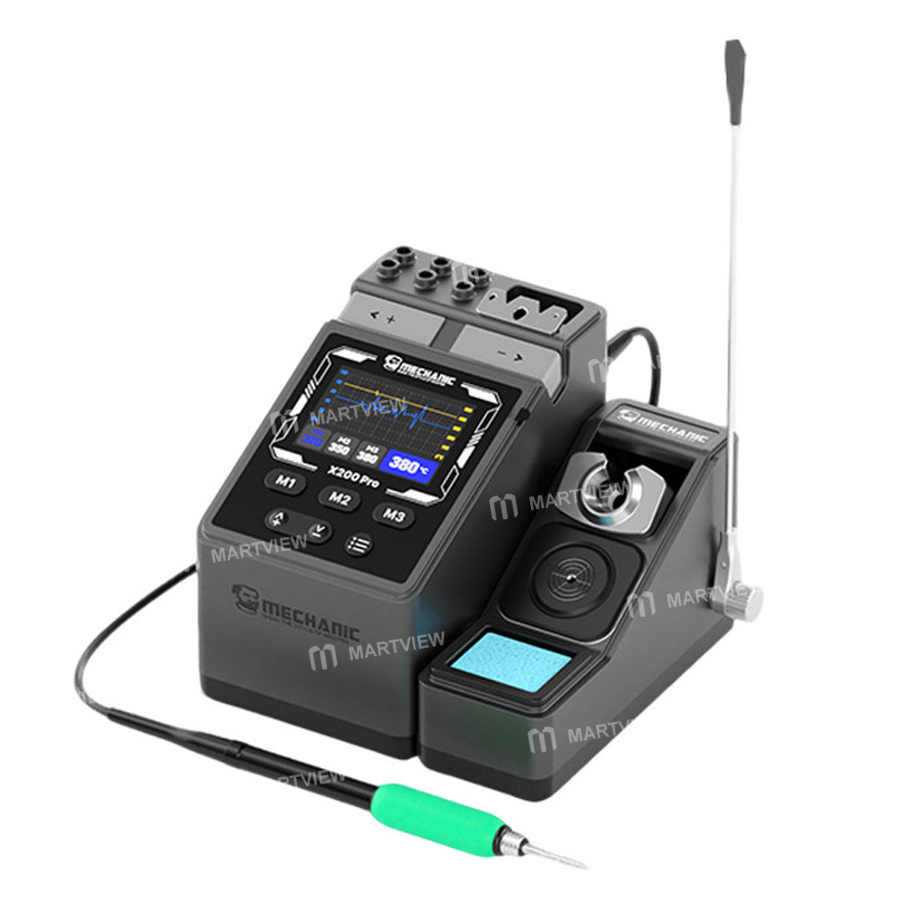 mechanic x200-pro-pen-style-smart-temperature-adjustable-single-station-precision-soldering-station-