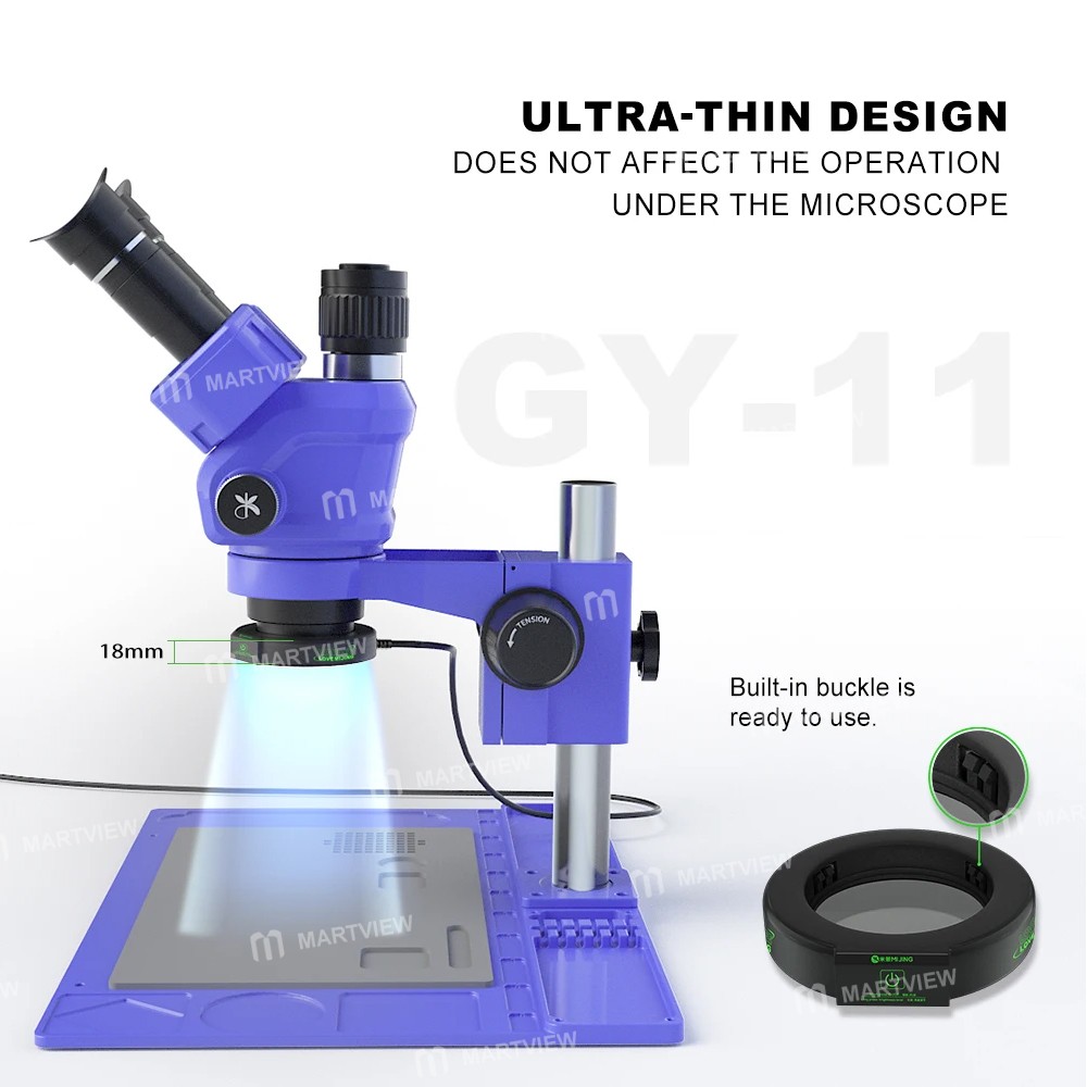 mijing gy-11-dust-proof-and-smoke-proof-microscope-assisted-touch-ring-light-source-4